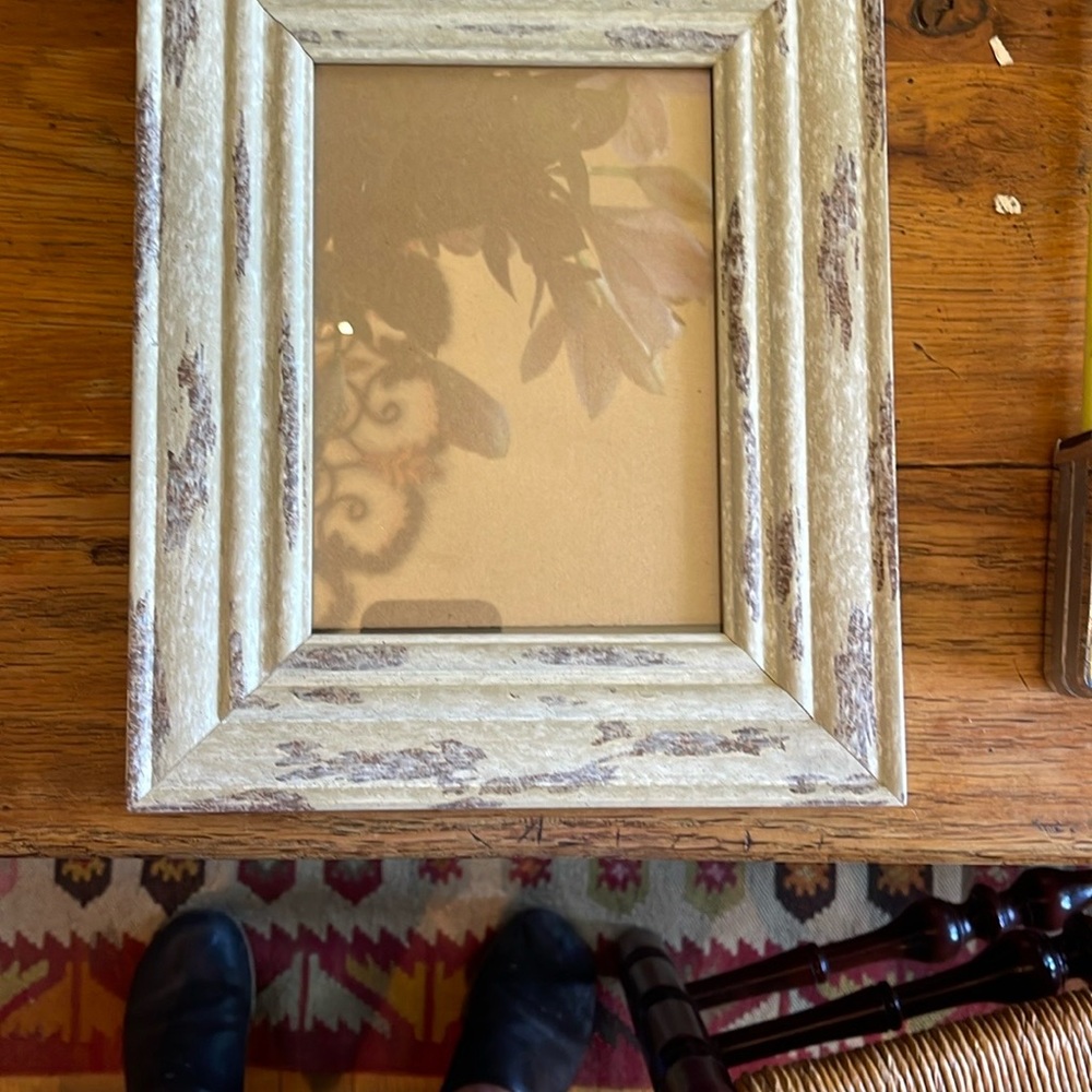 Rustic Cream Photo Frame 5x7 - Picture 3 of 9
